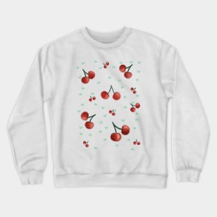 Cherries and butterflies Crewneck Sweatshirt